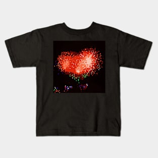 Pixel Firework No.22 Kids T-Shirt